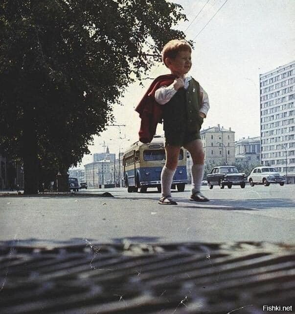 Утром в садик, Москва, 1960-е