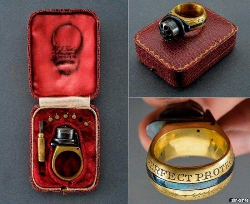 Перстень-пистолет образца 1870-х годов