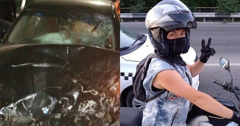 В Ростове пьяный водитель BMW въехал в колонну байкеров. Погибла девушка