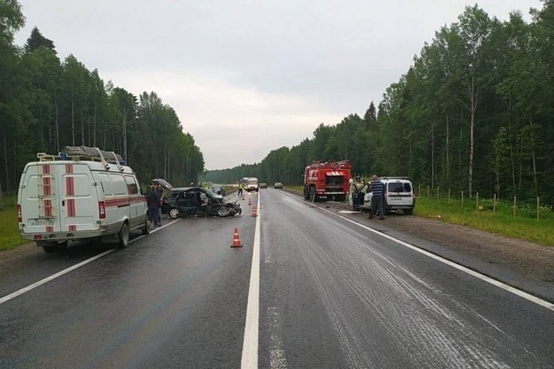 Авария дня. В Вологодской области в ДТП один человек погиб и восемь пострадали