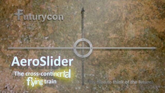 Летающий поезд-пуля AeroSlider: Оригинально, быстро, эффективно
