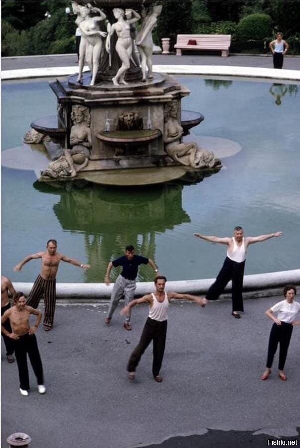 Утренняя зарядка в санатории