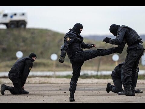 Рукопашный бой Спецназа ВВ МВД России
