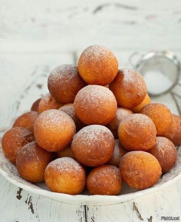 Творожные пончики