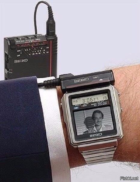 Часы фирмы Seiko с телевизором