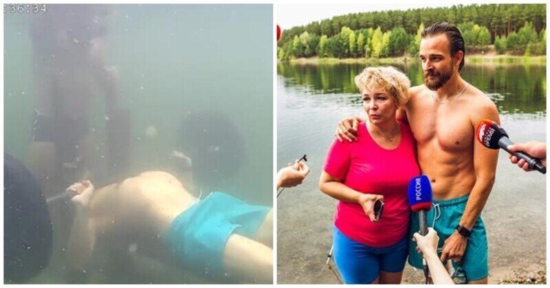 Житель Томска побил рекорд Гиннеса по жиму штанги под водой