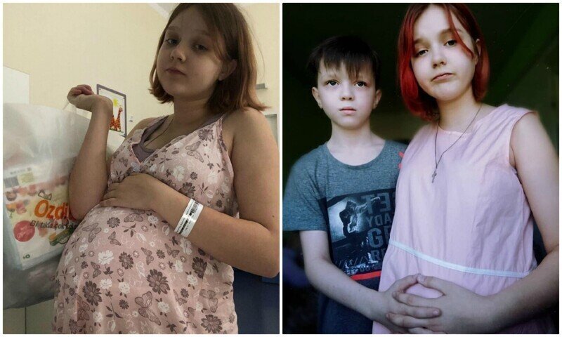 Забеременевшая в 13 лет Дарья Суднишникова родила дочь