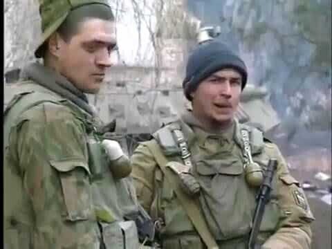 Кадры боевых действий в Чечне. 7 января консервный завод Грозный