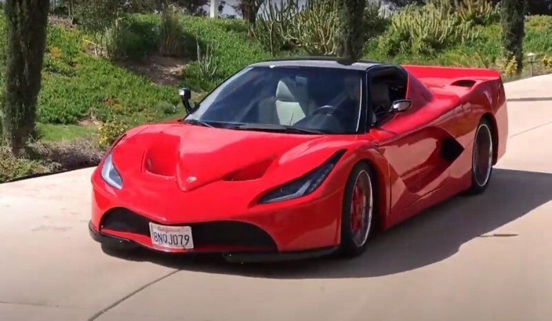 Поддельный Ferrari LaFerrari на базе Acura NSX