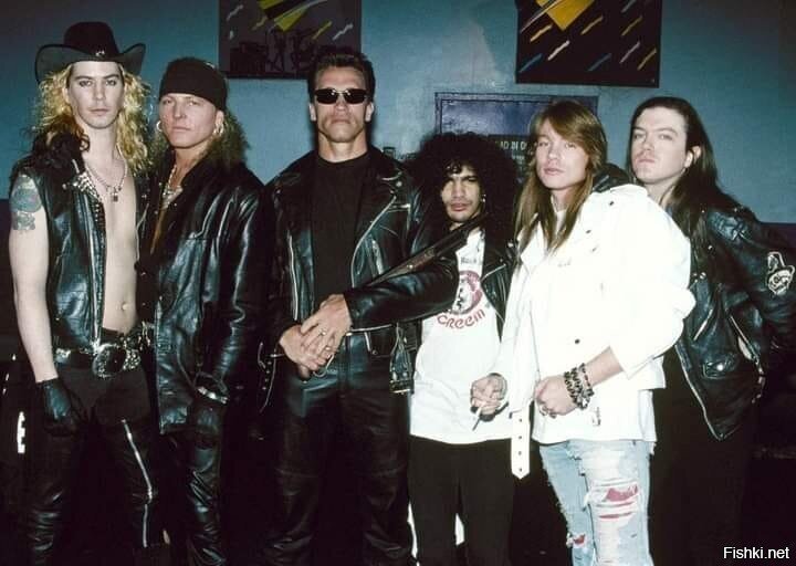 Арнольд Шварценеггер и "Guns N'Roses"