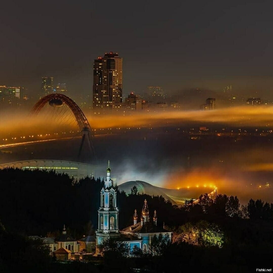 Москва ночная