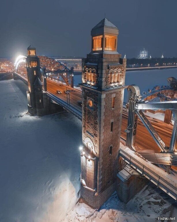Большеохтинский мост, Санкт-Петербург