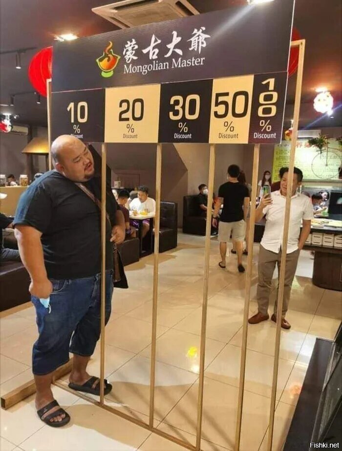 Скидка в ресторане