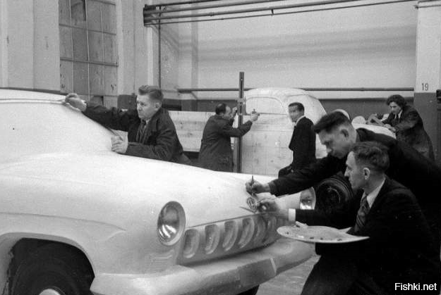 Изготовление макета прототипа "Волги ГАЗ-21" в конструкторском бюро