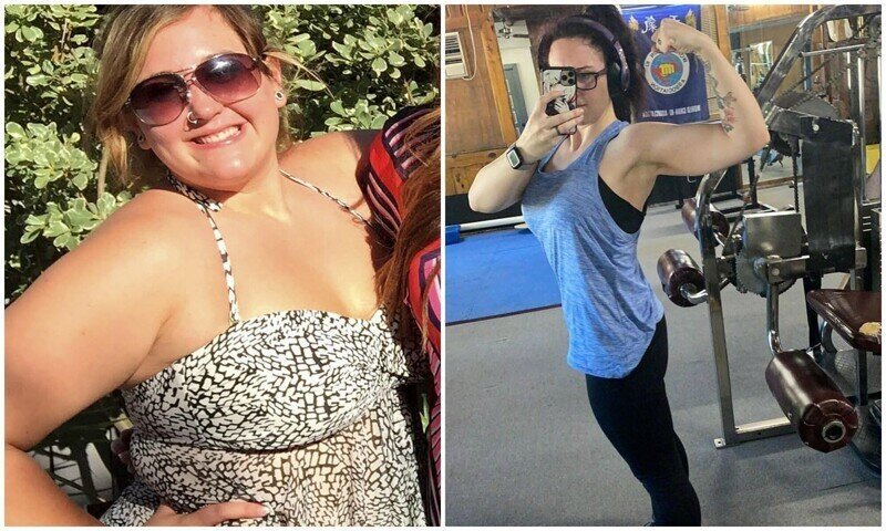 После смерти родителей американка весила 120 кг, но нашла в себе силы кардинально измениться