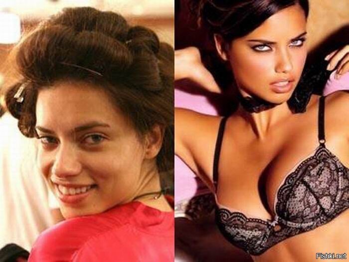 Модели без макияжа и Фотошопа