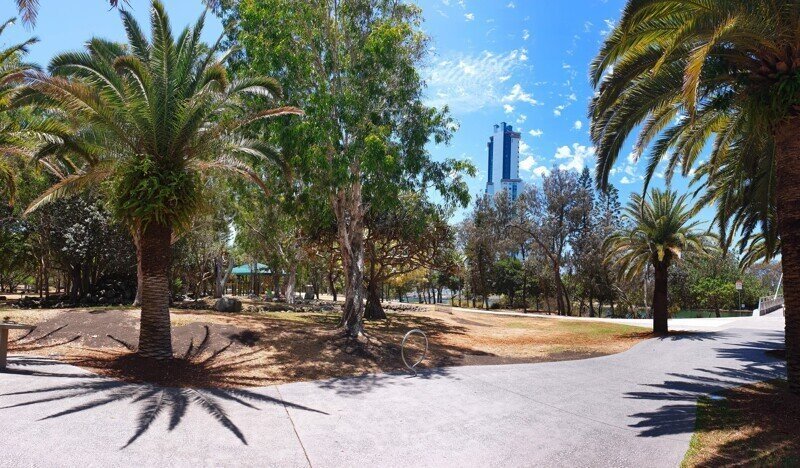 Парк с павлинами на Золотом Побережье Австралии