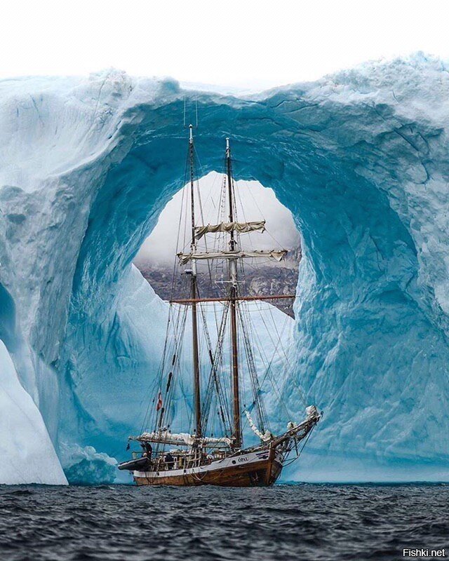 Красота айсбергов Гренландии
