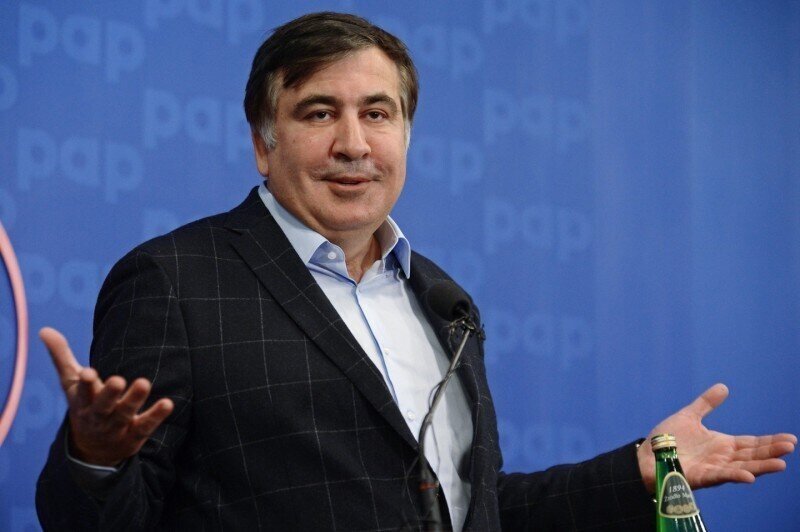 Видео нападения на Саакашвили