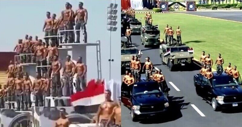 Не путать с гей-парадом: в соцсетях удивились параду полиции в Египте