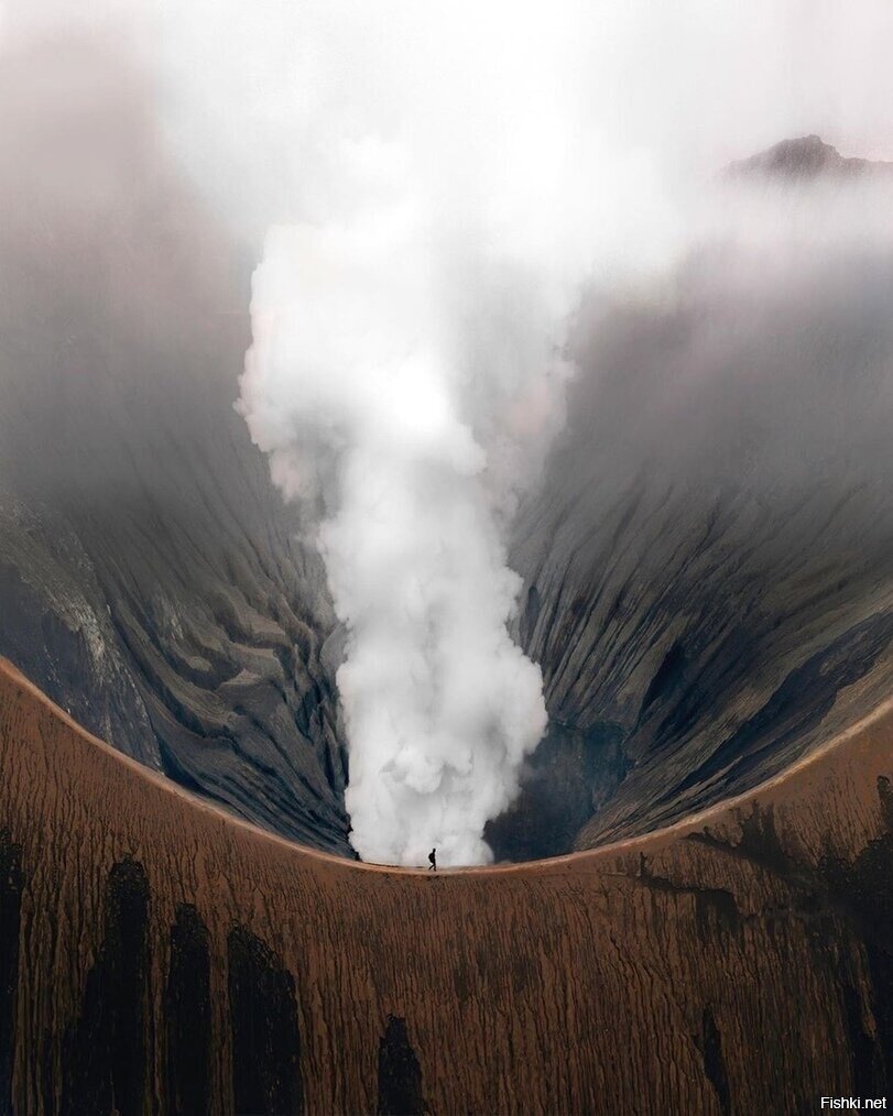 кратера вулкана Бромо