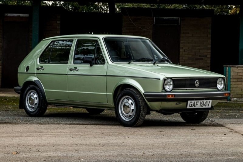 Volkswagen Golf 1980 года выпуска с минимальным пробегом выставят на торги в Великобритании