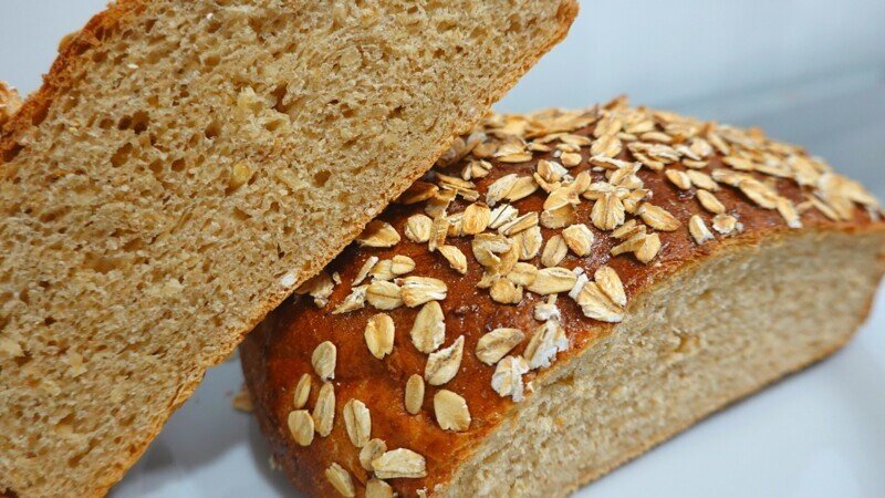 Обалденный овсяный хлеб с мёдом по скандинавскому рецепту. ( Хлеб с овсяными хлопьями )