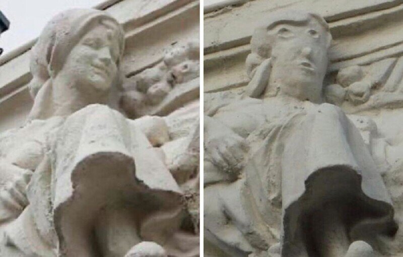 Понабрали по объявлению: в Испании неудачно отреставрировали статую девушки