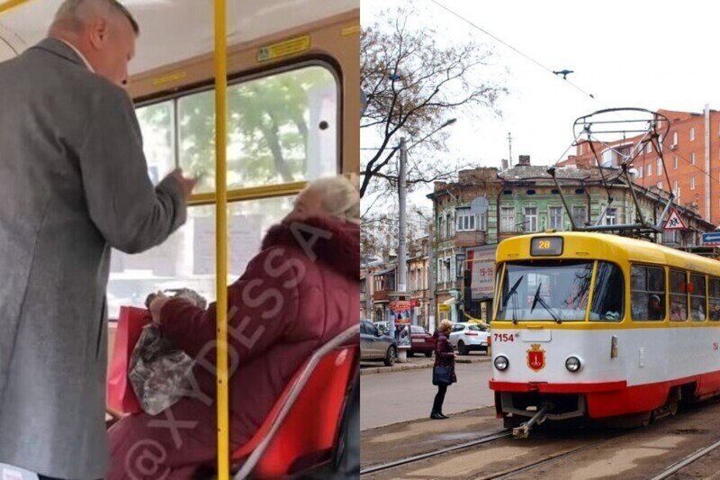 "Езжай во Львов и там свисти": в одесском трамвае осадили женщину, требовавшую говорить на мове