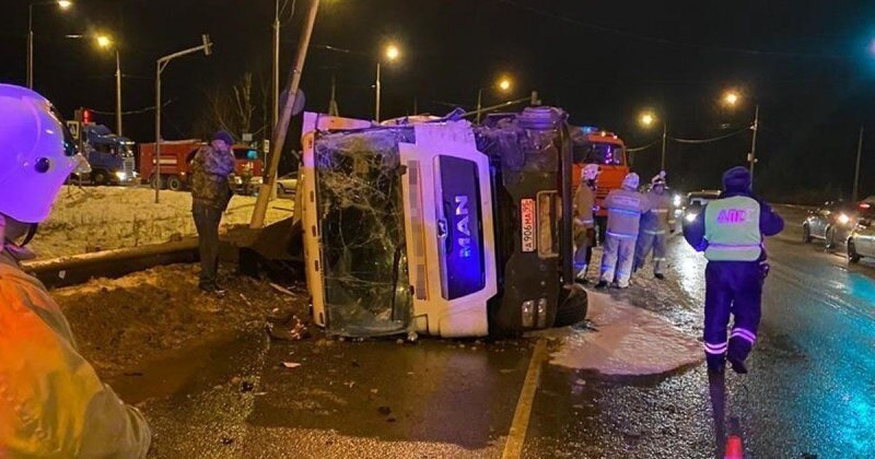 Авария дня. ДТП с автобусом в Калужской области