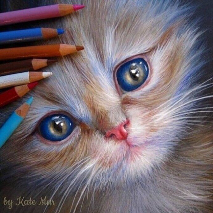 Очаровательные животные от художницы Kate Mur