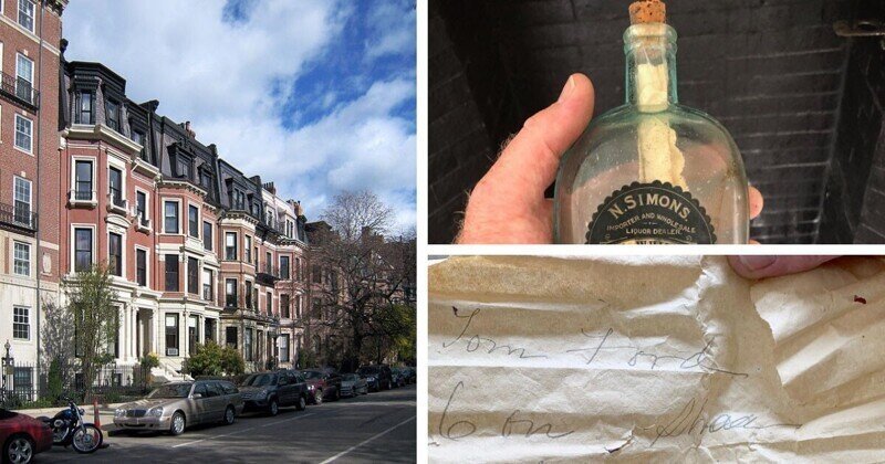 В Бостоне нашли старинную бутылку с запиской, но никто не понимает, о чем она
