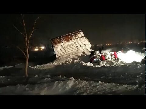 В Норильске сошла лавина