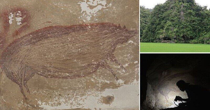 В Индонезии нашли самый древний в мире наскальный рисунок