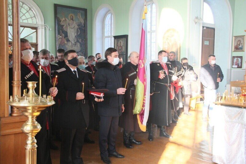 Кубанские казаки помянули жертв террора, но запутались, какого именно