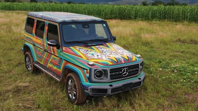 Красочный Mercedes-Benz G-Class в мексиканских традициях