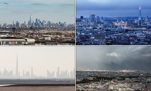 Впечатляющие панорамы городов из фотоальбома Ханса-Георга Эша