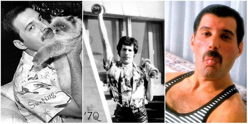 История Фредди Меркьюри в фотографиях от рождения до последних дней жизни
