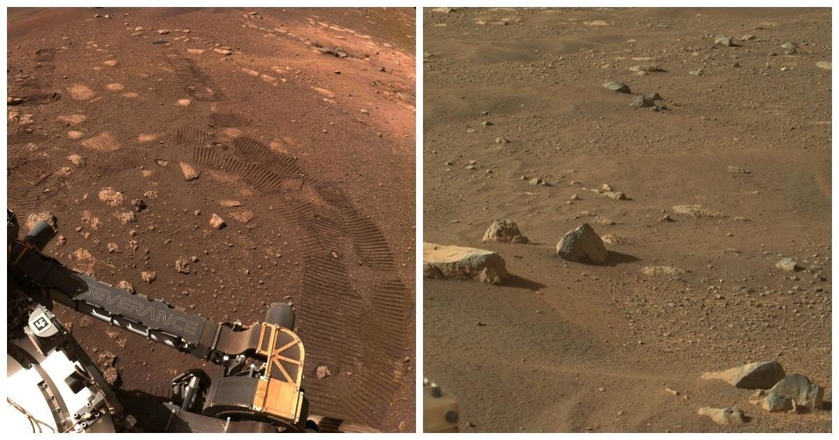 Марсоход Perseverance сделал свои первые "шаги" и прислал новые снимки
