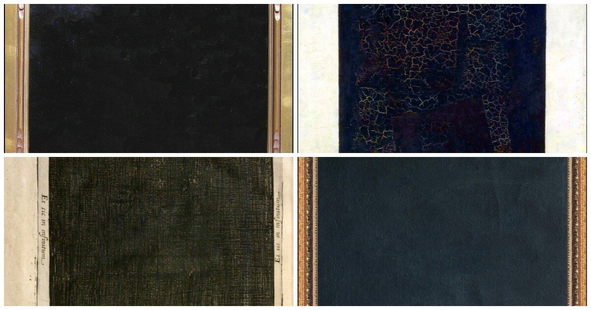 Шедевры Альфонса Алле или черные квадраты в истории живописи