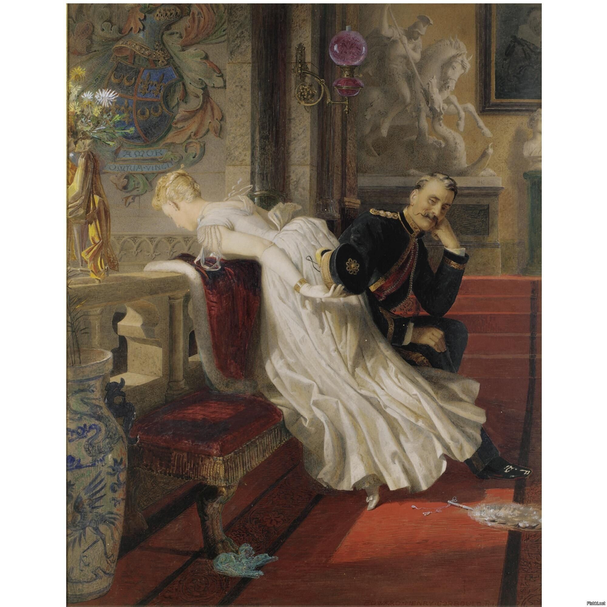 Художник Edward Henry Corbould "Любовь побеждает всё