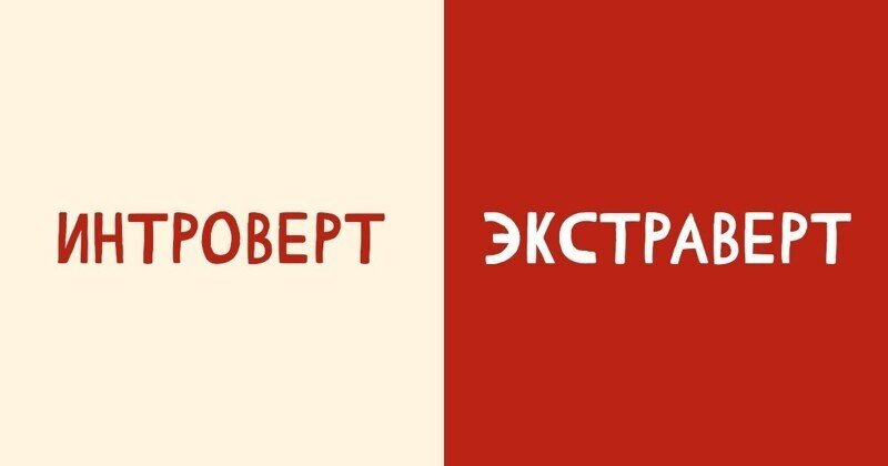 Тест: "интроверт или экстраверт"