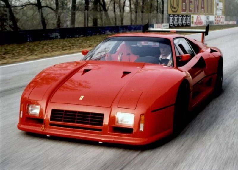 Раллийный Ferrari 288 GTO Evoluzione, ставший прототипом для Ferrari F40