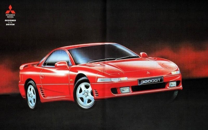 Таких больше не делают: Mitsubishi 3000GT (GTO) — эпохальный японский автомобиль