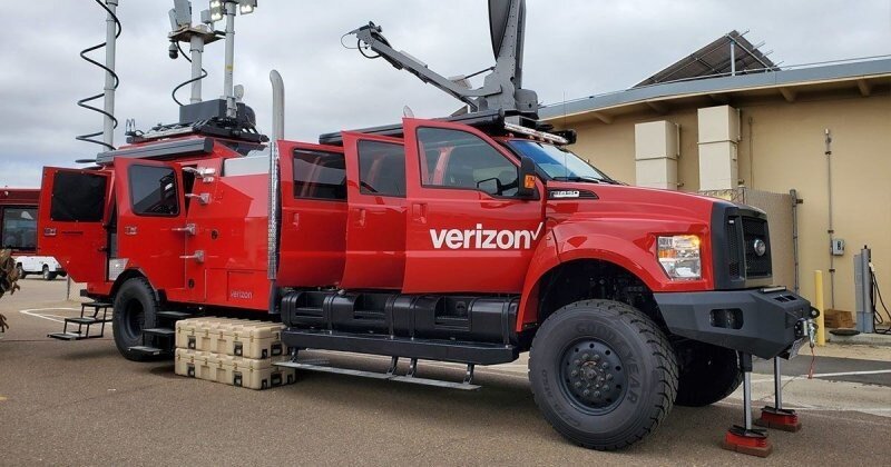 THOR — мобильная передвижная вышка 5G связи на базе Ford F650