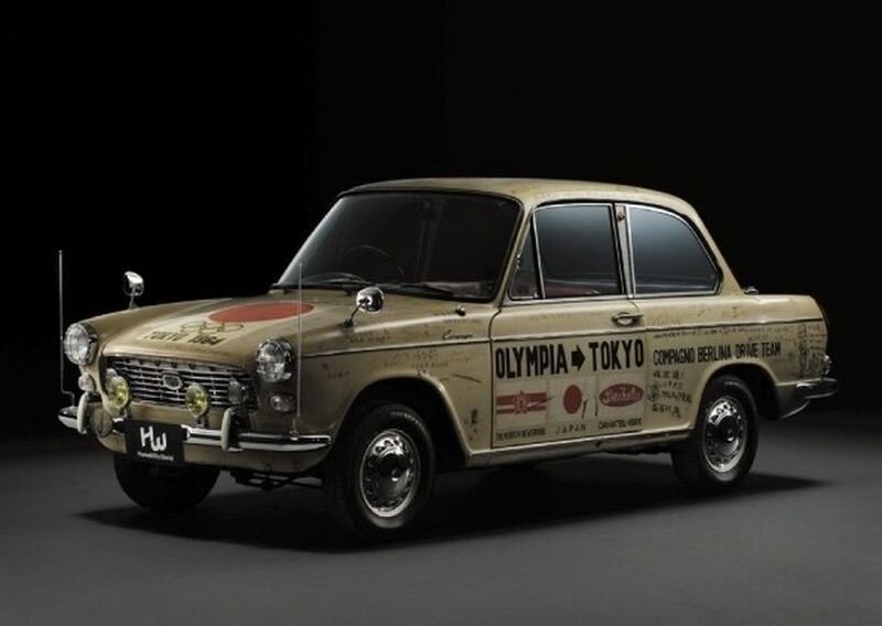 Перед Олимпийскими играми 1964 года в Токио автомобили Daihatsu проехали от Греции до Японии