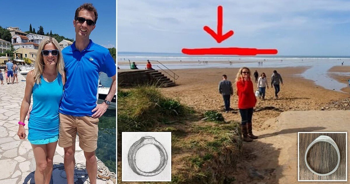 Британке вернули потерянное в океане обручальное кольцо в день годовщины свадьбы