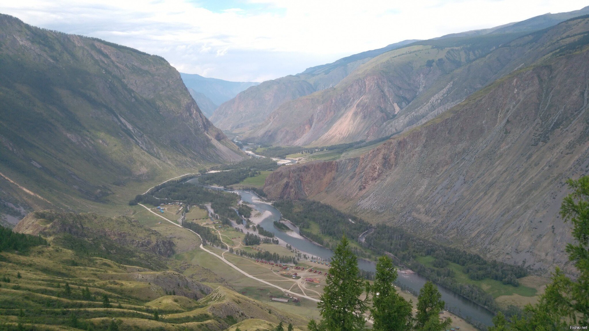 Вид на Чулышмаскую долину