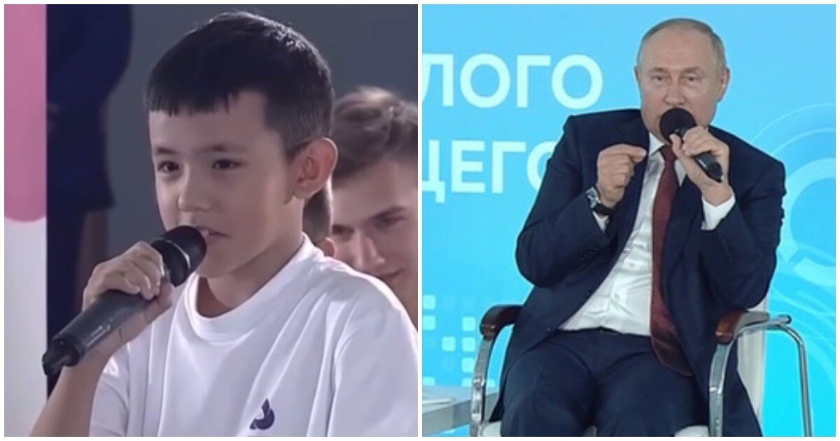 «Подписать что нужно?» Школьник озадачил Путина просьбой подписаться на YouTube-канал