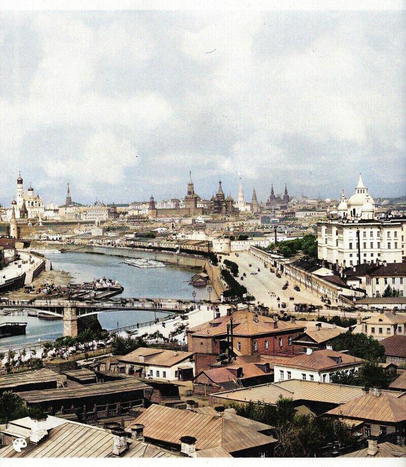 Цветные фотографии Москвы, жизнь улиц и архитектура 1860-1899гг. 4ч